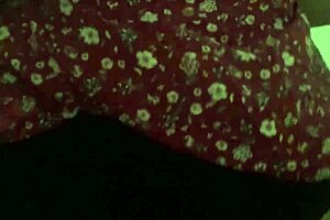 Caught a glimpse under my neighbor's skirt and ended up together