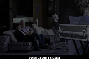 hot blonde teen stepsister gets family fucked by big cock stepbrother after breakup - brooke karter chad alva