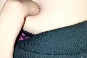 I PECK her BELLY BUTTON while SHE RIDES me