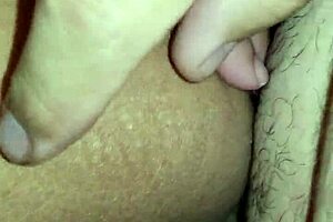 Rubbing Cock On Her Clit!