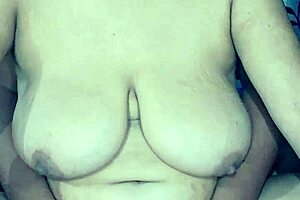 desi indian wife presses big boobs while fingering hairy pussy and asshole