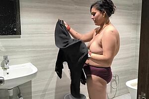 Desi Girl Puja Baby Enjoys Morning Shower