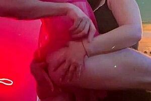trans girlfriend fucks sexy neighbors mouth with rimjob and anal masturbation domination!