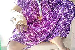 Hot sexy indian girl bent over for doggystyle orgasm