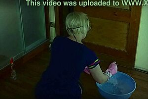 mrs lazinski as a naive mature maid submissive blonde