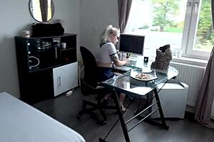 Tutoring Ends in Hardcore Creampie Fuck