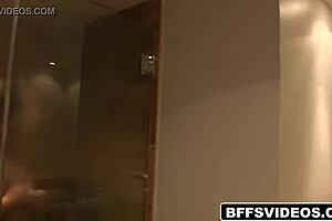 hot teen shares cum with friend on spring break 😏