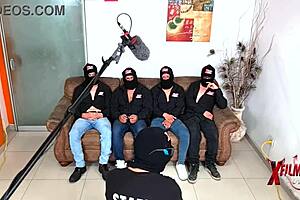 Peruvian guys passed a porn casting and hooked up with hot foreign women.