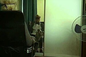 Mrs Lazinski At A Czech Haircutting Salon