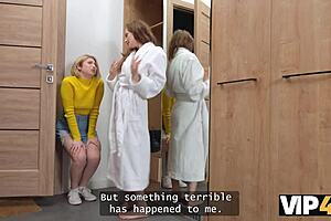 Two Russian Girls Sharing One Guy With Best Rimming!