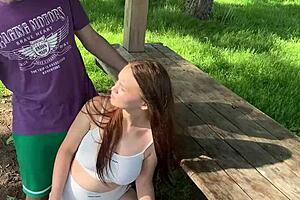 Red Dillinger Fluffs Sugar Milf With Handjob And Doggystyle Fucking In Group