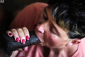 Dripdrop Granny T Loves Sucking On Black Dick