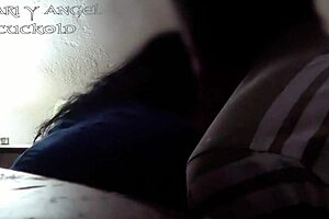 i serve my beloved macho with fat ass blowjob and doggystyle in lingerie