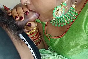 First time getting fucked, spit on me and fuck this Indian married wife.