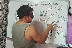 In the bedroom, the teacher, nerd, and student explore a 17-degree triangle