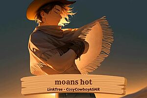 Hot moans from solo orgasm with boyfriend.