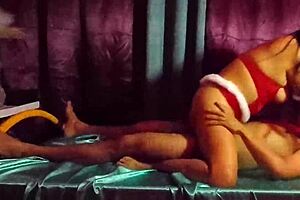 i had such a delishous christmas treat with that cute latina friend in bedroom roleplay