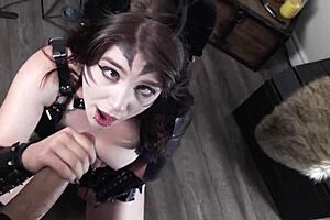 Horny Catgirl In New Gridania Sucks Your Cock - Final Fantasy 14 Miqo'te Cosplay