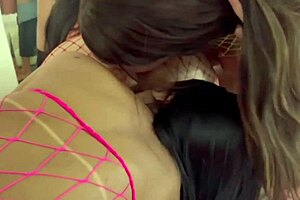 Girls play, lucky guy joins 😏