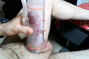 Intense homemade solo masturbation leading to powerful orgasm and cumshot