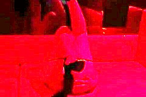 Married woman facing a line of dick at the glory hole and taking cum in her pussy KarenKiss