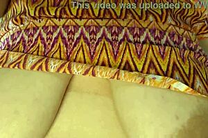 Fat bbw milf cheating wife starts teasing with big boobs and pussy.