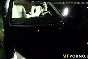 Amateur teen fucked in parking lot