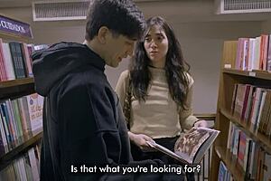 he met her at the library brunette missionary latina domination cuckold doggystyle cum bent over pussy