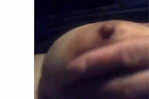 Mature coworker sends horny videos showing big tits and pussy 😏