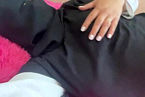 Fatma, The Milf Mother-In-Law, Gives Handjob To Big Cock In Panties Before Cumshot Close Up