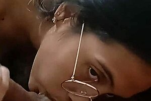 Young girl with glasses enjoys fucking her teacher 😏