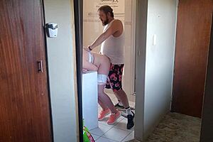 fucking my neighbours cheating wife in a quick gym session