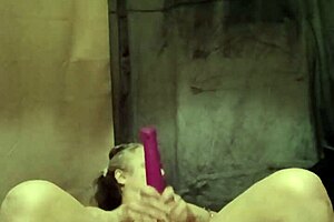 this french milf slut gets bound in bondage as her maledom master spanks her, slaps her face, and humiliates her with a dildo in this bdsm session.