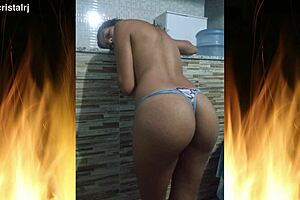 Neighbor Loves When Jade Teases With Close-Up Pussy Views In Lingerie And Fishnets