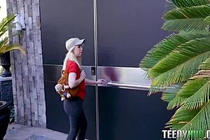 darcie belle, that tiny babe, uhh, takes on a huuuge dick with her petite big ass and tits in hardcore reality action