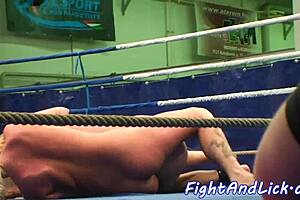 glam babes wrestling and fighting