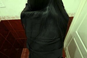 I felt so wild cumming inside her wet pussy without a condom in that public toilet. Young teen rode me hard in cowgirl before the creampie hit.