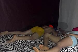 Why does this stepmom and stepson rest on bed only for ghost to join and fuck them both?