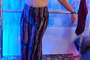 Why don't you watch hotwife steffi do her crazy pants pussy dance?