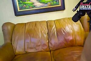 petite blonde olyssia teams up with coed bailey for some lesbian fun before sharing a hard cock. they deepthroat it together and take turns getting bent over doggystyle with cumshots.