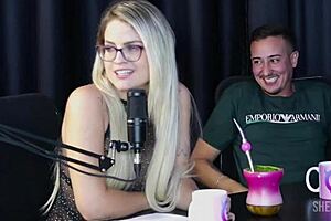 Compilados Da Lexi Mallet No Bora Cast Com Bruna Carlos On Sheer Red