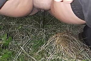 Why Did I Piss and Masturbate Outdoors Before My Girlfriend Joined for Lesbian Pussy Play?