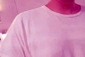 Simple selfie clip shows exercise enjoyment in gym.