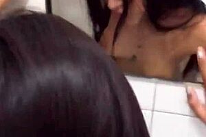 He chats about our time in the bathroom together