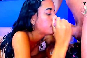 Double blowjob from girlfriend and friend finally happens today!