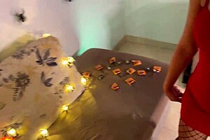 Garota safada wanted to make some naughty trouble on Halloween with that big cock blowjob 😜