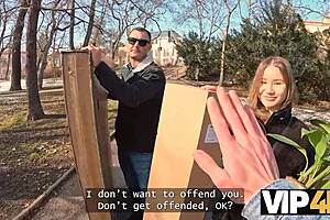 Shy Curvy Babe Amalia Davis Goes Wild With Neighbor In Hairless Pussy Sex