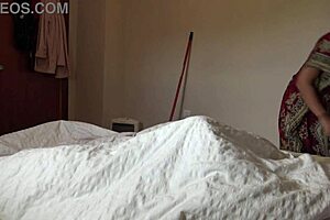 a maid in a hotel room