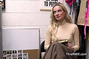 Cougar Caught Sneaking Stolen Dildos in Office for Naughty Fun