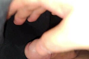 Hey, check out ChubbyKaot in bed watching porn and flashing his chubby belly solo